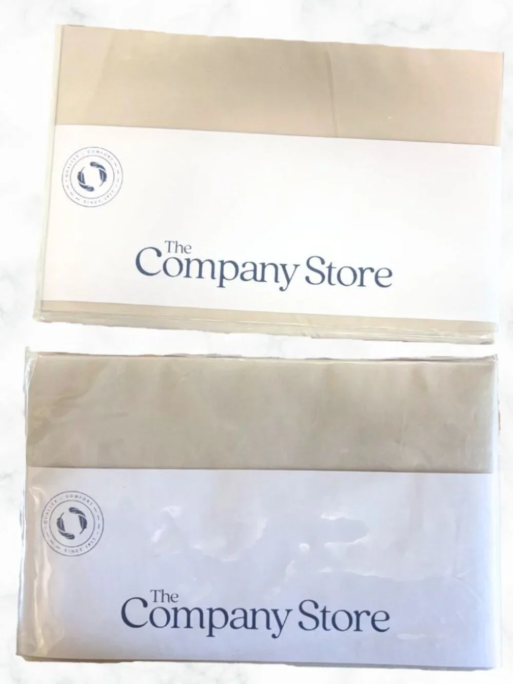 NWT | COMPANY STORE Cotton Percale Standard Pillow Shams | Set of 2